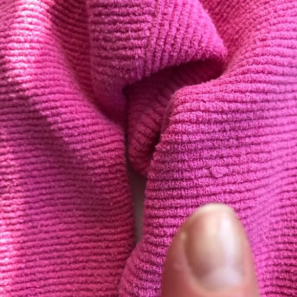 FREE PEOPLE Ottoman Slouch Tunic Raspberry Rose Bubble Gum Pink Sweater/Dress XS - Picture 15 of 16